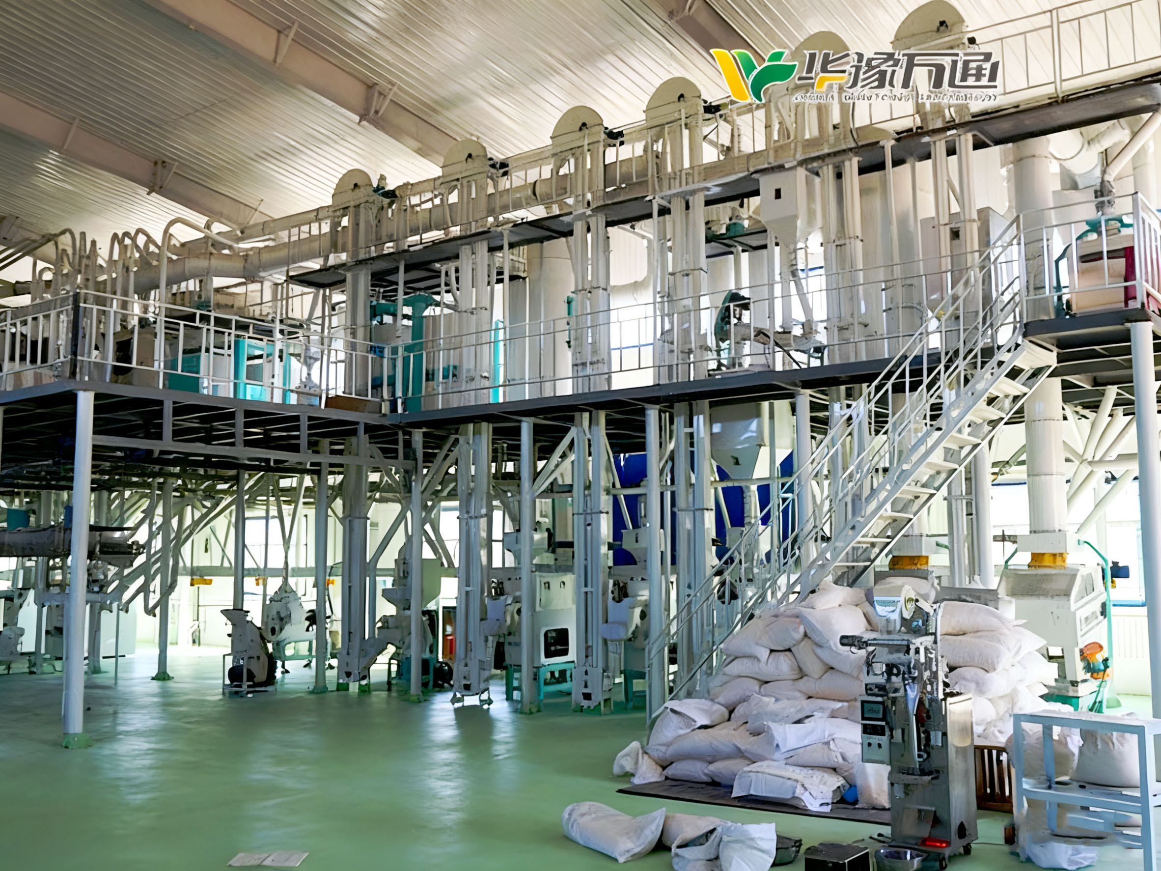 鋼架式玉米制糝制粉成套設備