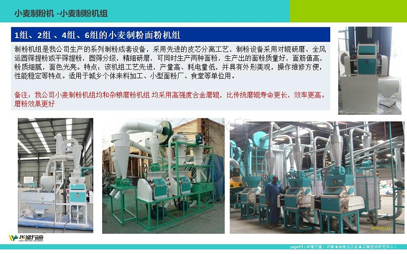 小麥制粉1-6組 小麥制粉1-6組