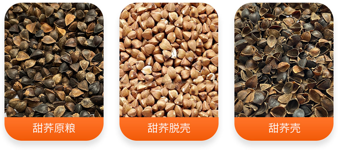 甜蕎麥加工成套設(shè)備產(chǎn)成品圖